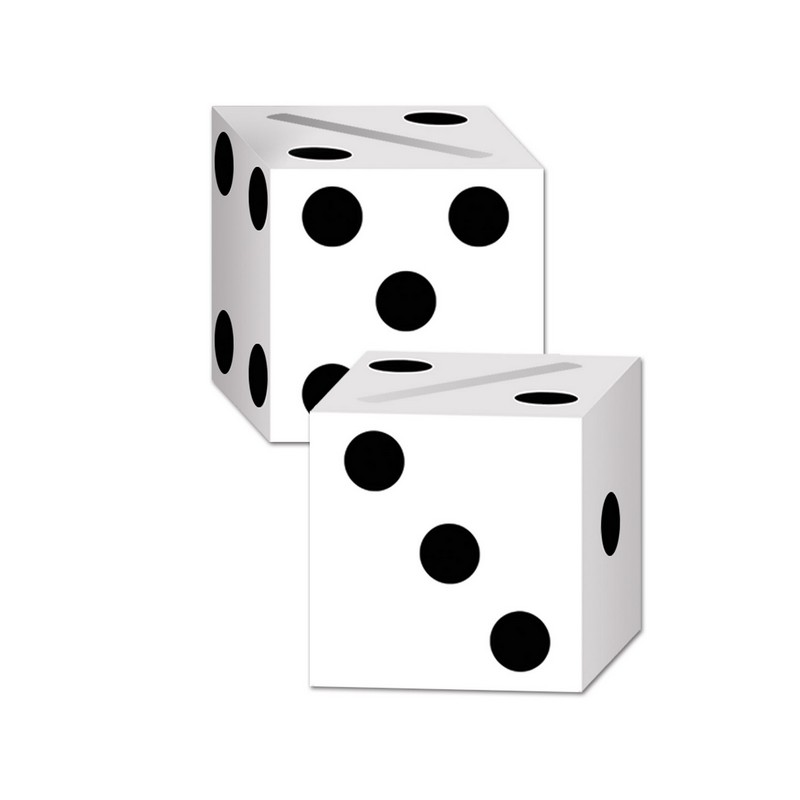 Casino Terninge Gaveæsker - 2 stk (16,5 x 16,5 cm) | Casino Æsker - Temashop
