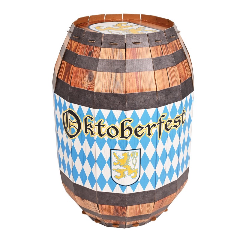 Oktoberfest 3D Tønde Dekoration