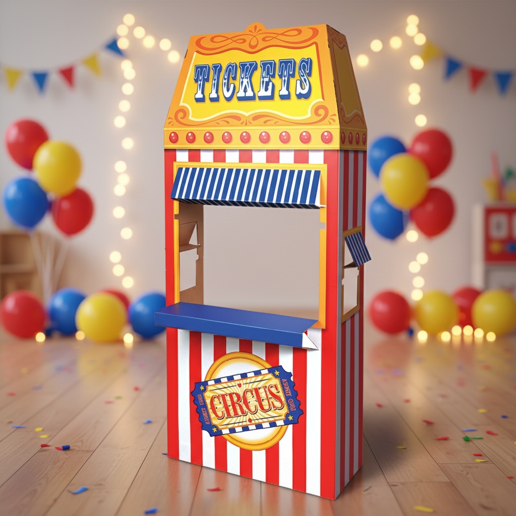 Cirkus Billetbod Dekoration
