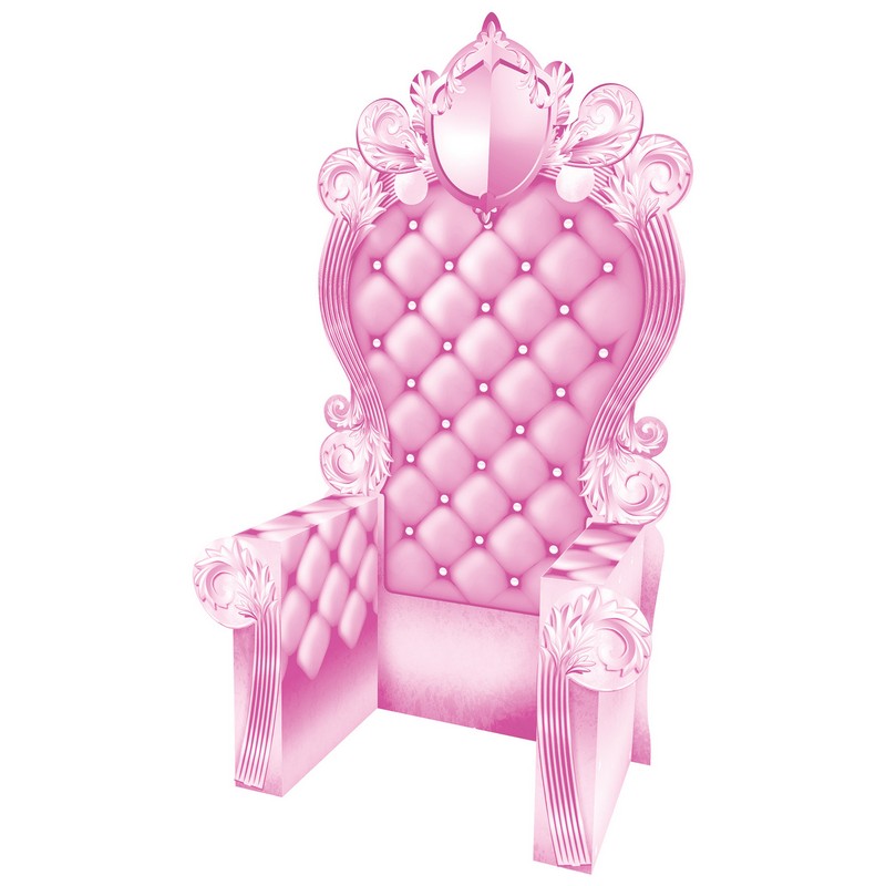Prinsesse Trone Photobooth Lyserød - 1 stk (213,4 x 91,4 cm) | Prinsesse Photobooth - Temashop