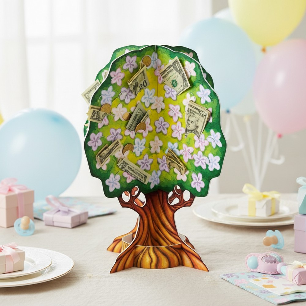 Babyshower Pengetræ Centerpiece - 1 stk (38,1 cm) | Babyshower Centerpieces - Temashop
