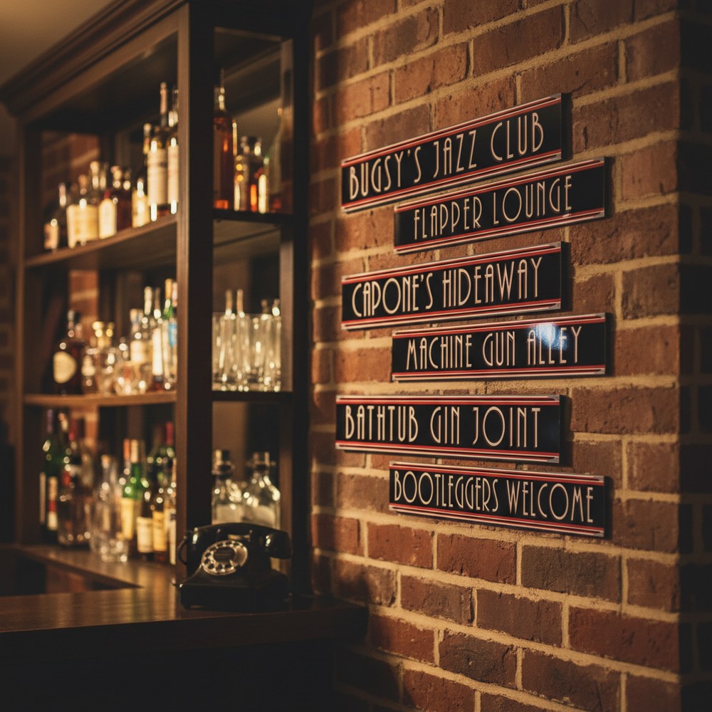 Gangster Gadeskilte Udskæringer