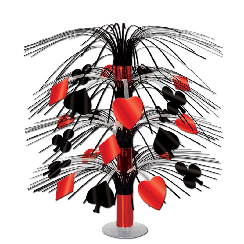 Casino Springvand Bordpynt - 1 stk (45,7 cm) | Casino Centerpieces - Temashop
