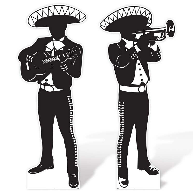 Fiesta Mariachi Silhuet Dekorationer