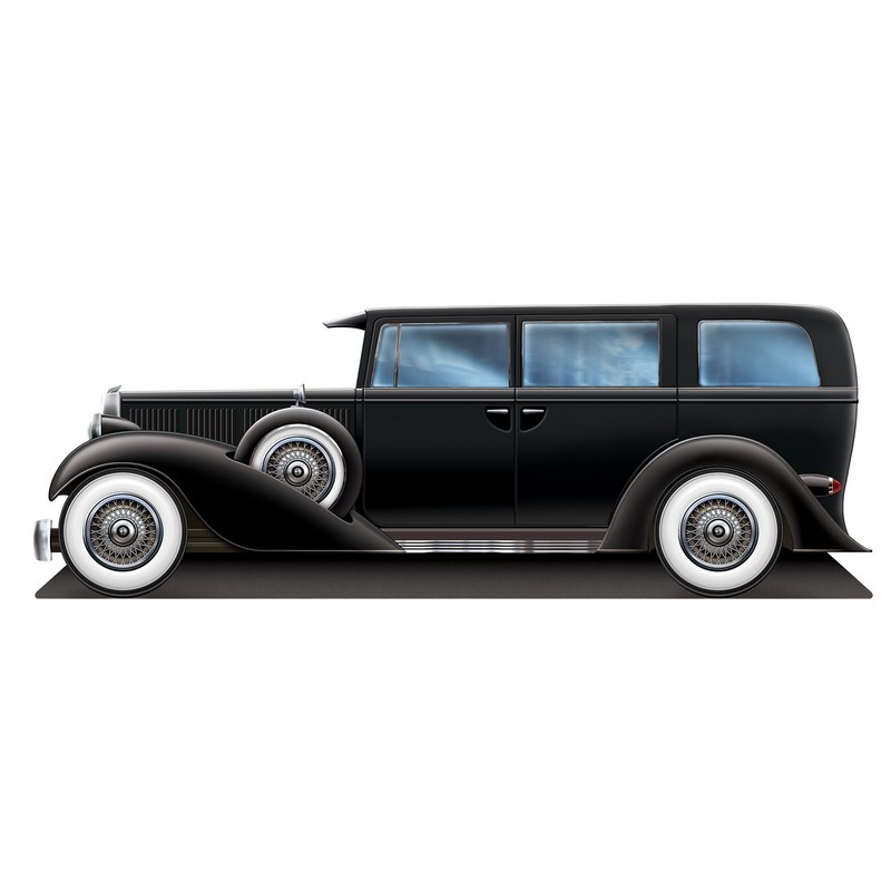 20'er Gangster Bil Centerpiece - 1 stk (91,4 x 304,8 cm) | 20'erne Gangster Centerpieces - Temashop