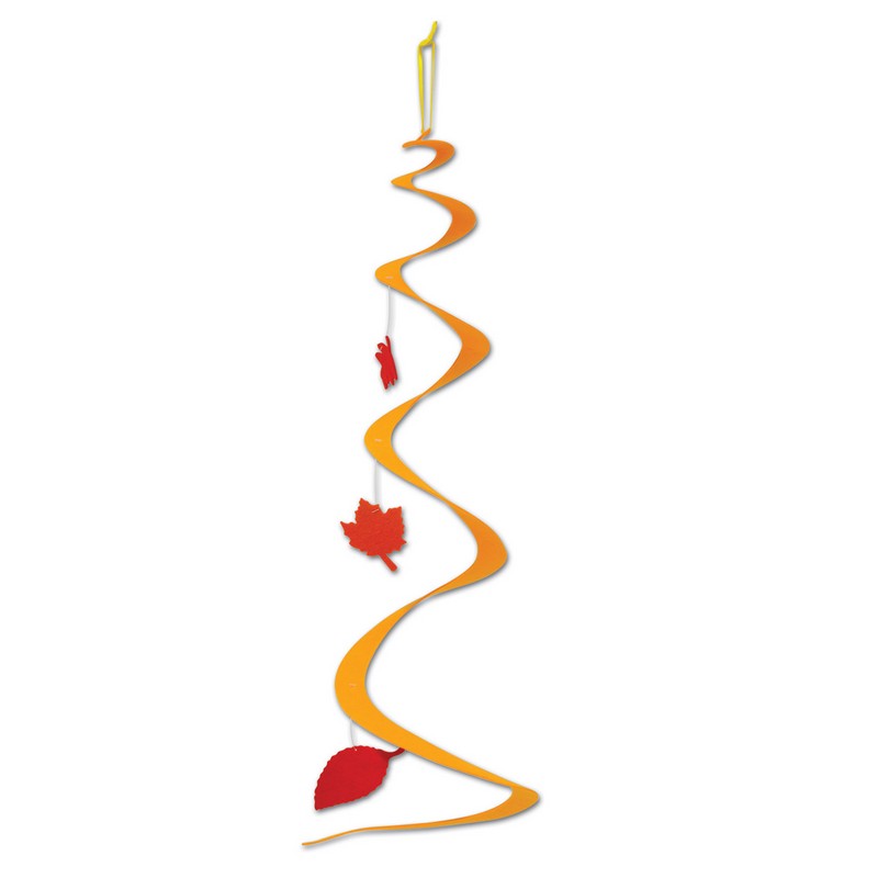 Filt Efterårsblade Swirl - 1 stk (73,7 cm) | Thanksgiving Spiraler/string - Temashop