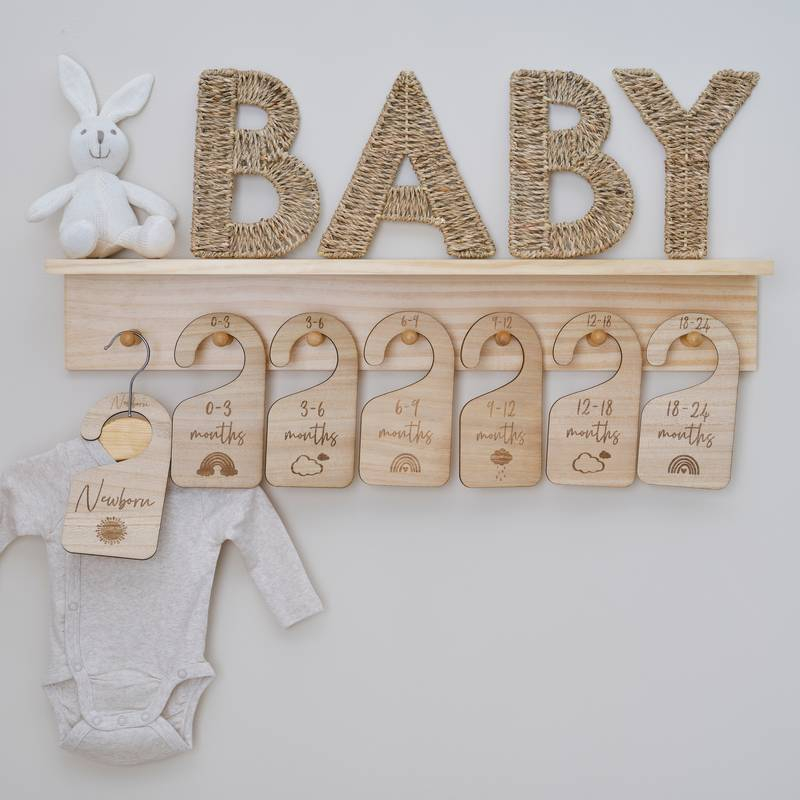 Baby Bøjle Skilte Træ