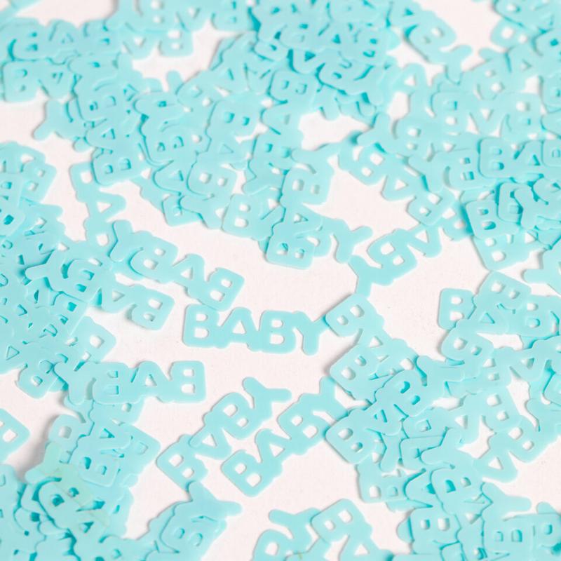 Baby Konfetti Lyseblå - 1 pose (14 g) | Babyshower Konfetti - Temashop