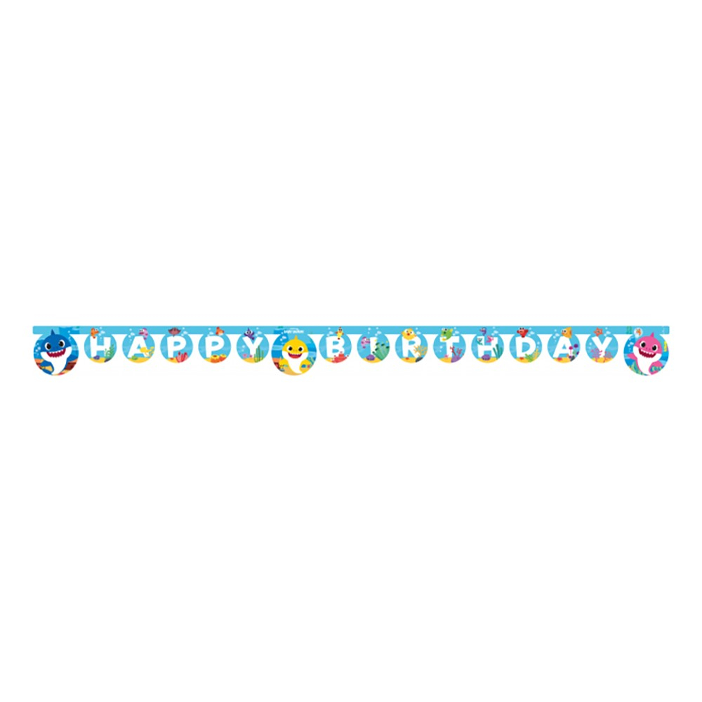 Baby Shark® Happy Birthday Guirlande