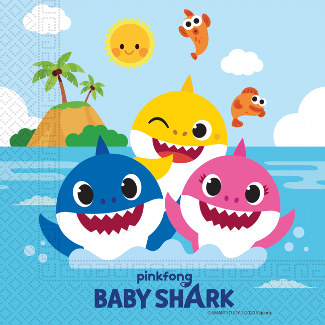 Baby SharkÂ® Servietter