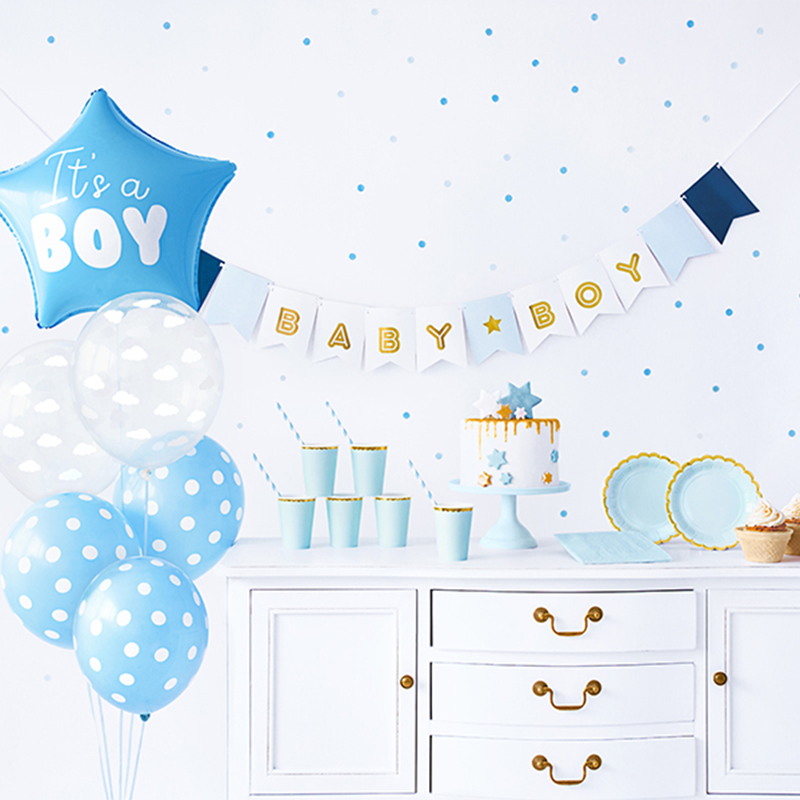 Babyshower Festpakke Lyseblå