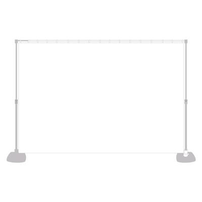 Backdrop Hvid - 1 stk (2 x 3 m) | Hvidt tema Vægbaggrunde - Temashop