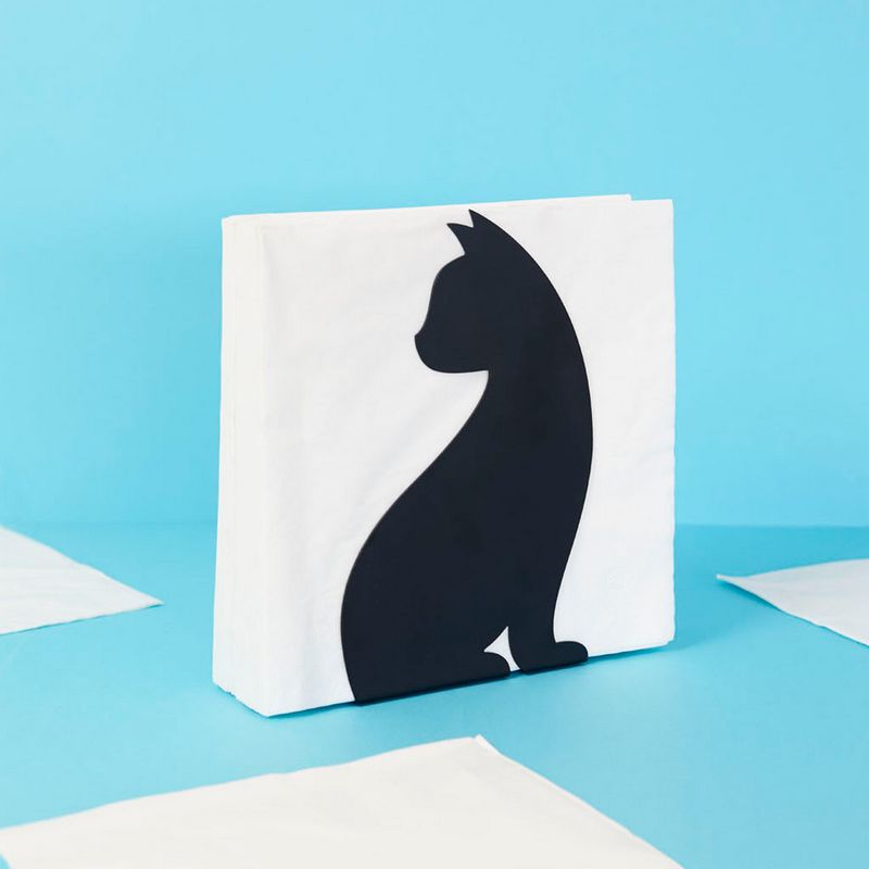 Kat Servietholder - 1 stk (20 x 12,3 x 6 cm) | Kat Servietholder - Temashop