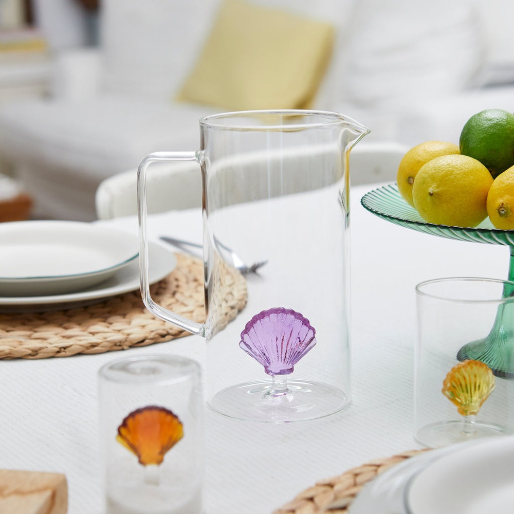 Musling Kande Glas | Havet Karafler - Temashop