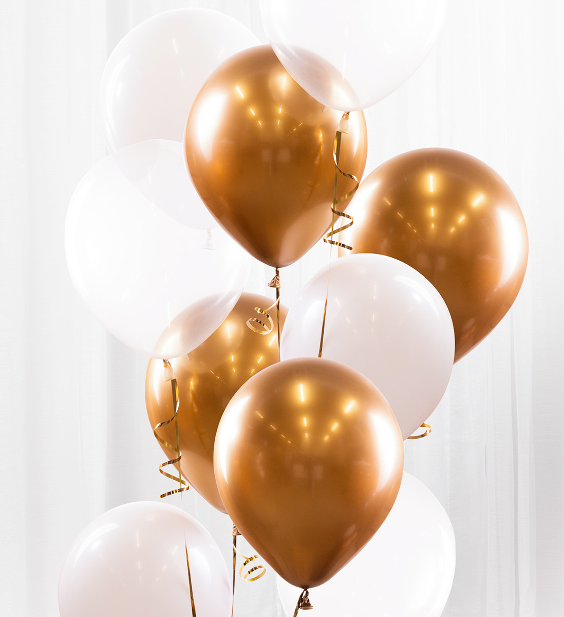 Ballonbuket Guld