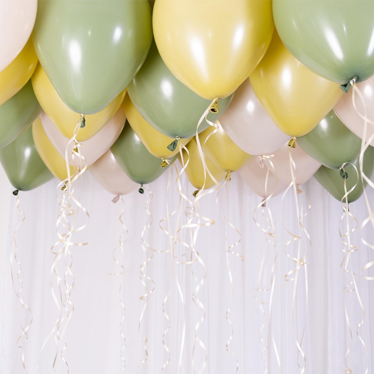 Ballonloft Grøn - 32 dele | Grønt tema Ballonloft - Temashop