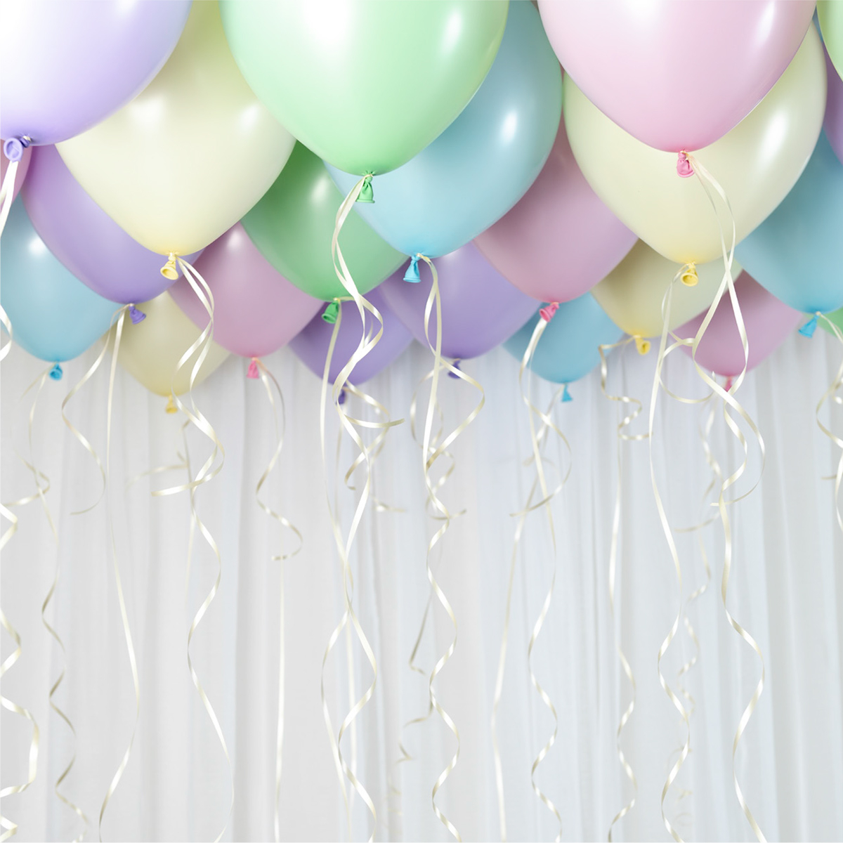 Ballonloft Pastel - 32 dele - Temashop