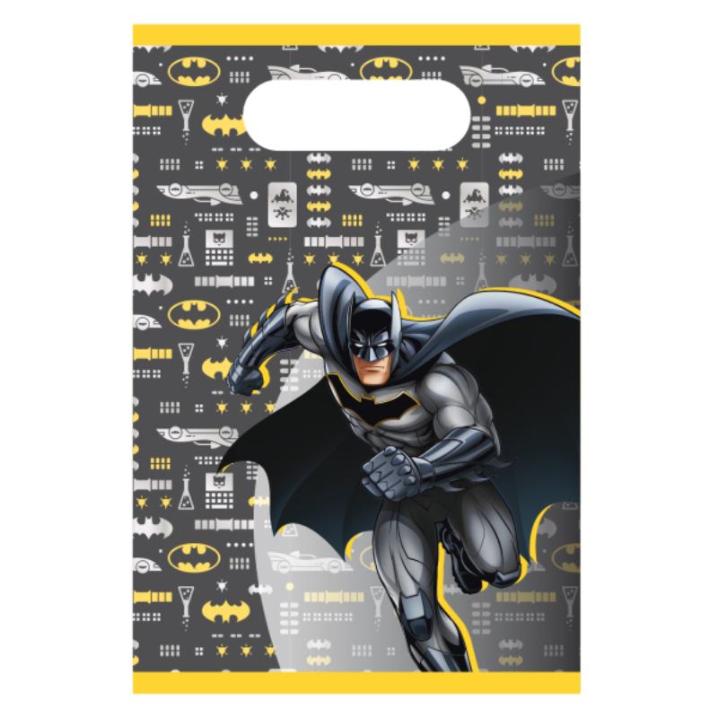 Batman Festposer - 8 stk (15,8 x 23,6 cm) | Batman Poser / Goodiebags - Temashop