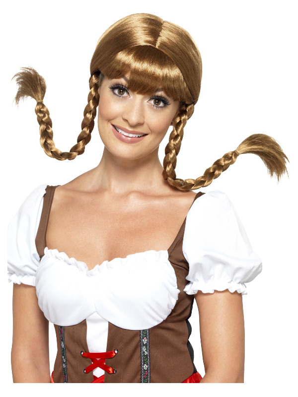 Bayersk Babe Paryk | Oktoberfest Paryk - Hovedtilbehør - Temashop
