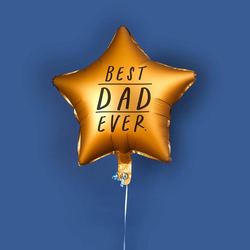 Best Dad Ever Stjerne Folieballon