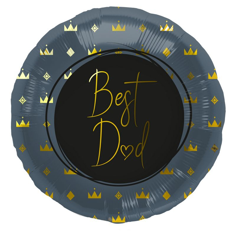 Best Dad Folieballon Mørkeblå