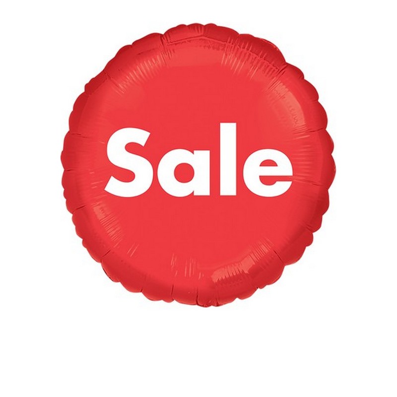 Sale Folieballon Rød - 1 stk (43 cm) - Temashop