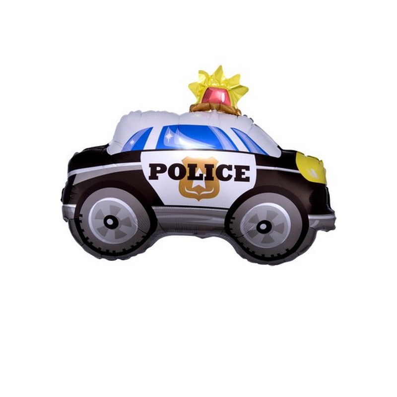 Politi Folieballon - 1 stk (45 x 60 cm) | Politi Folieballoner - Temashop