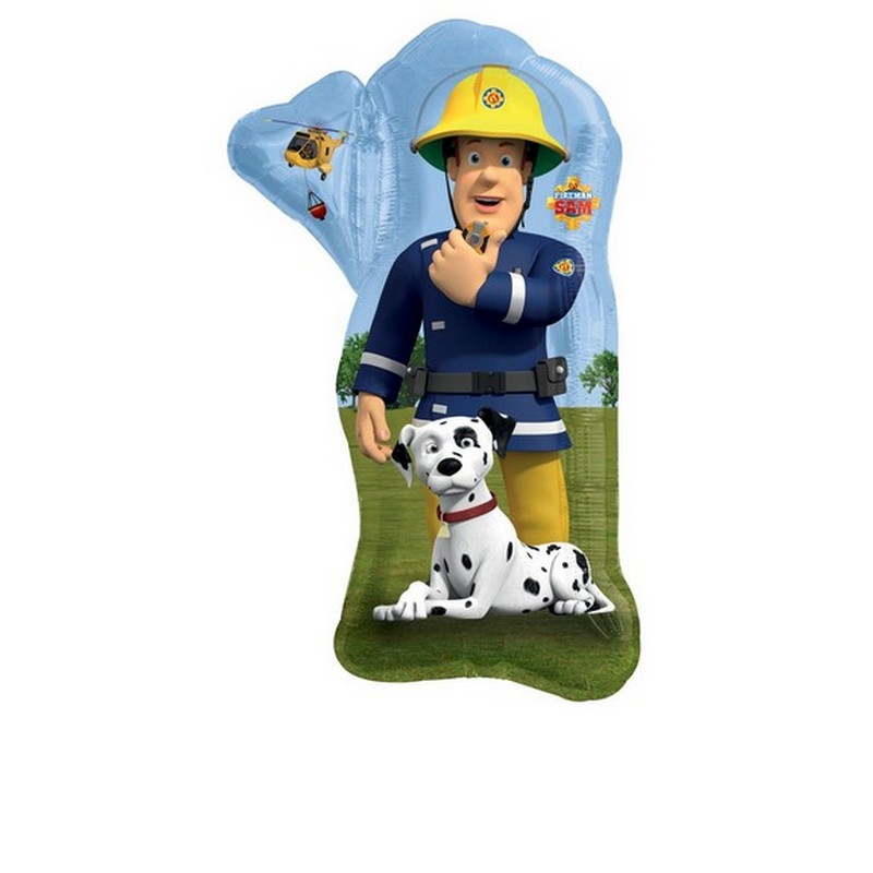 Brandmand SamÂ® Supershape Folieballon