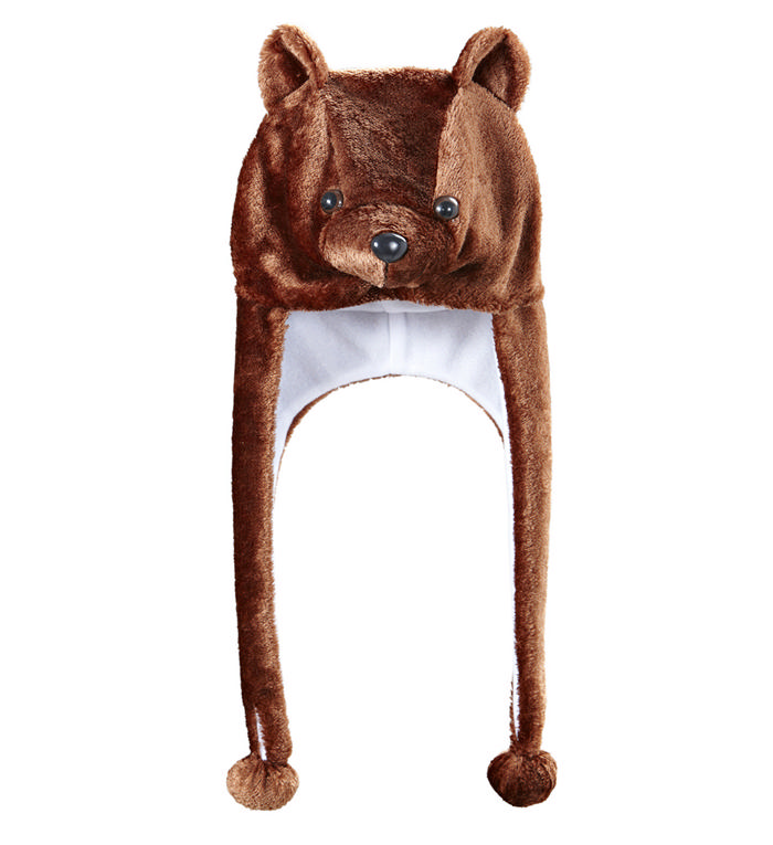 Bjørnehat | Bjørn Hat / Hue / Hjelm - Hovedtilbehør - Temashop