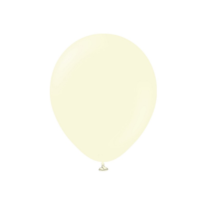 Premium Latexballoner Pale Yellow 30 cm - 10 stk (30 cm) | Gul tema Latexballoner - Temashop