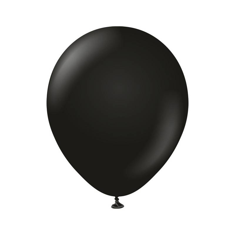 Premium Mellemstore Latexballoner Sort
