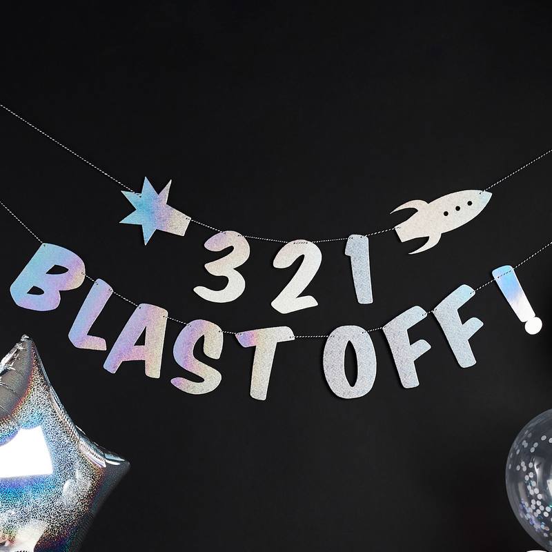 Blast Off Space Guirlande
