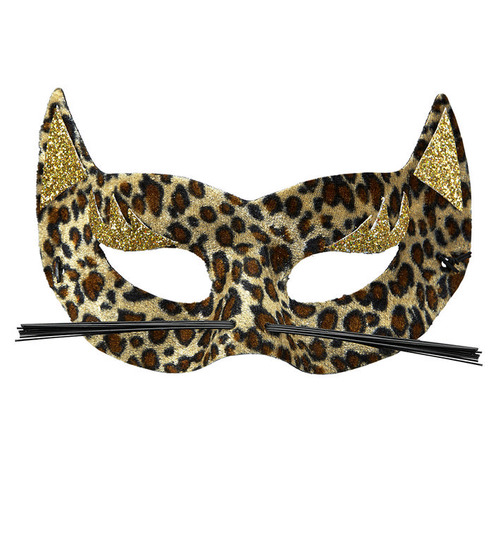 Blød Leopard Øjenmaske | Leopard Maske - Hovedtilbehør - Temashop