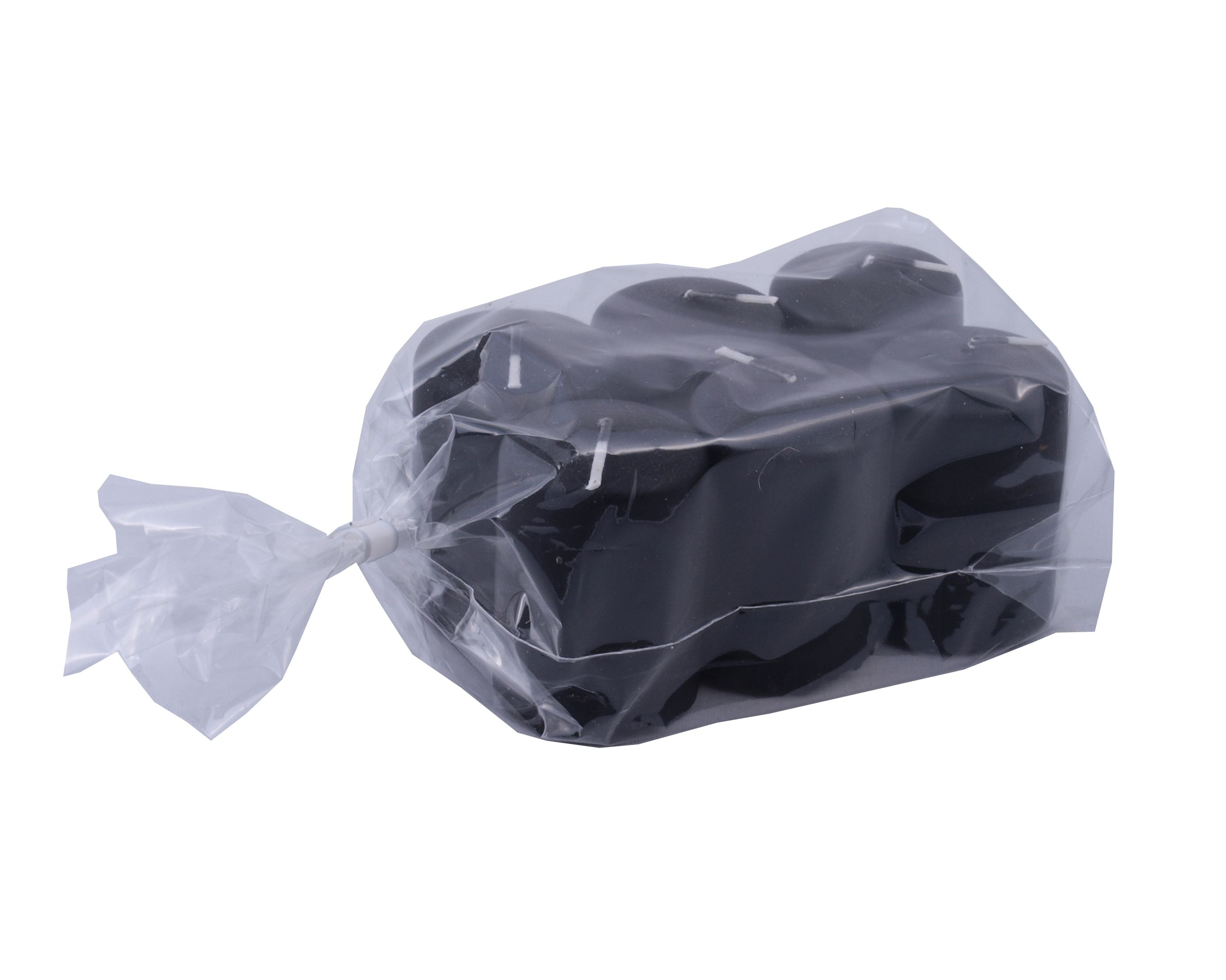 Bloklys Pakke Sort - 6 stk (4 x 6 cm) - Temashop
