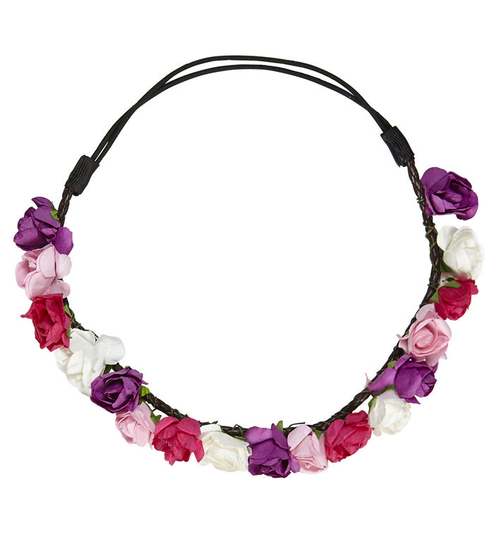 Blomster Hårbånd | 60'erne Hippie Hårbøjle / Pandebånd / Hårbånd - Hovedtilbehør - Temashop