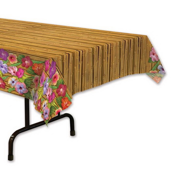 Blomster & Striber Dug - 1 stk (137 x 274 cm) | Hawaii Duge - Temashop