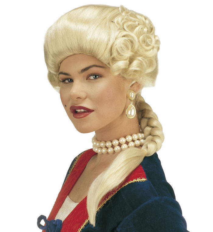 Blond Middelalder Paryk | Middelalderen Paryk - Hovedtilbehør - Temashop