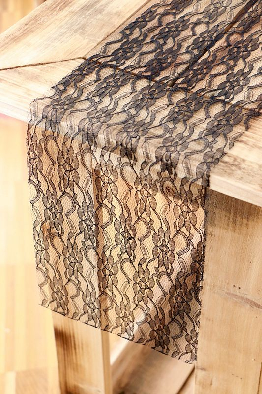 Blonde Bordløbere Sort - 3 stk (19 x 310 cm) - Temashop