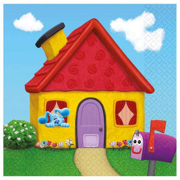Blue's Clues Servietter - 16 stk (33 x 33 cm) | Blues Clues Servietter - Temashop