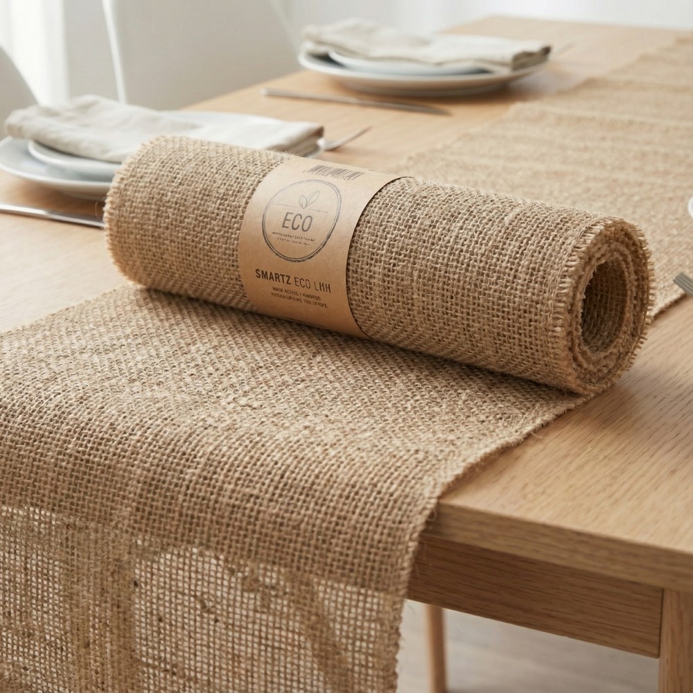 Naturfiber Bordløber Beige