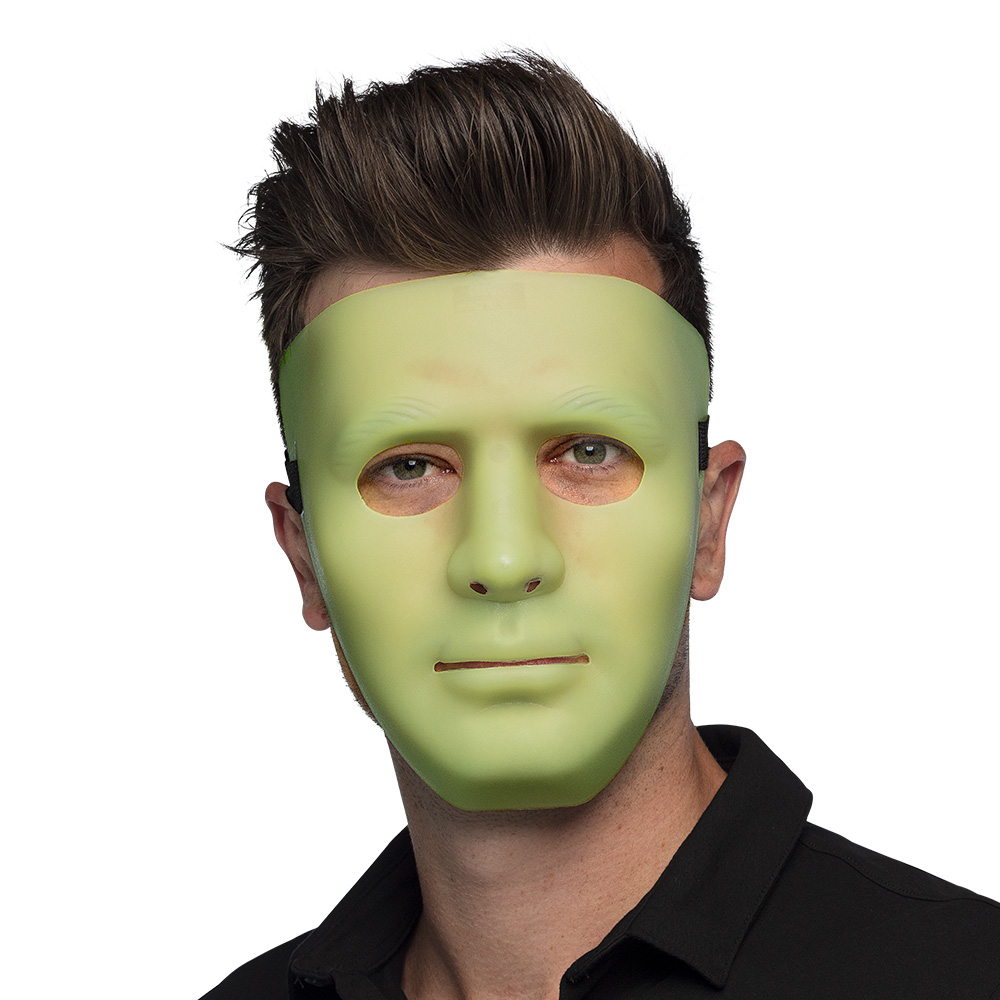 Selvlysende Mime Maske Grøn
