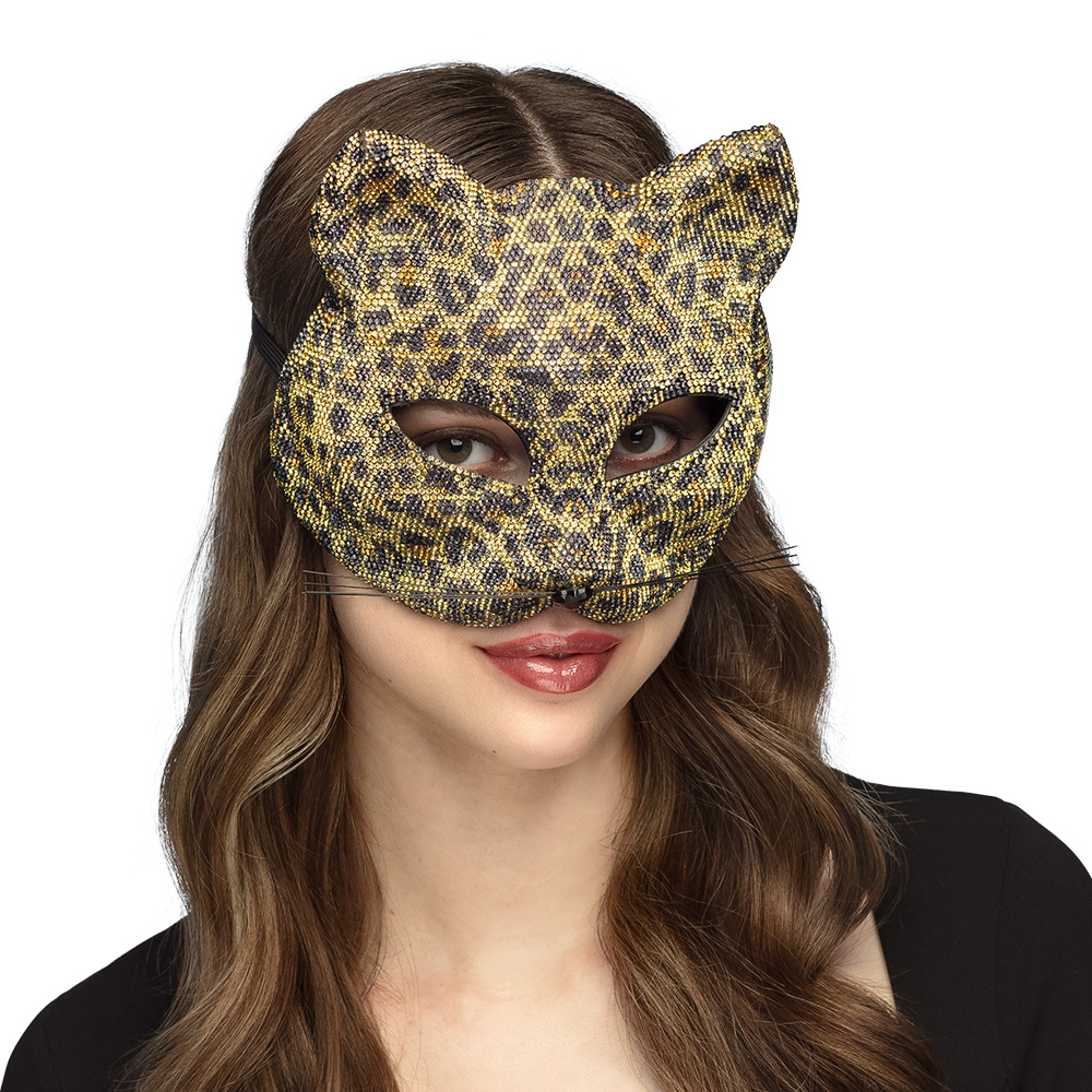 Leopard Øjenmaske | Leopard Maske - Hovedtilbehør - Temashop