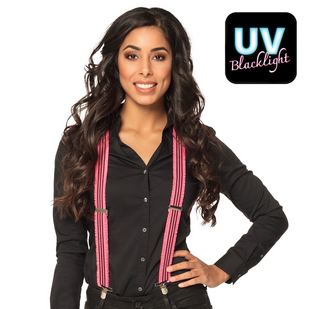 UV Neon Seler Pink/Sort | UV / Neon Seler - Beklædning - Temashop