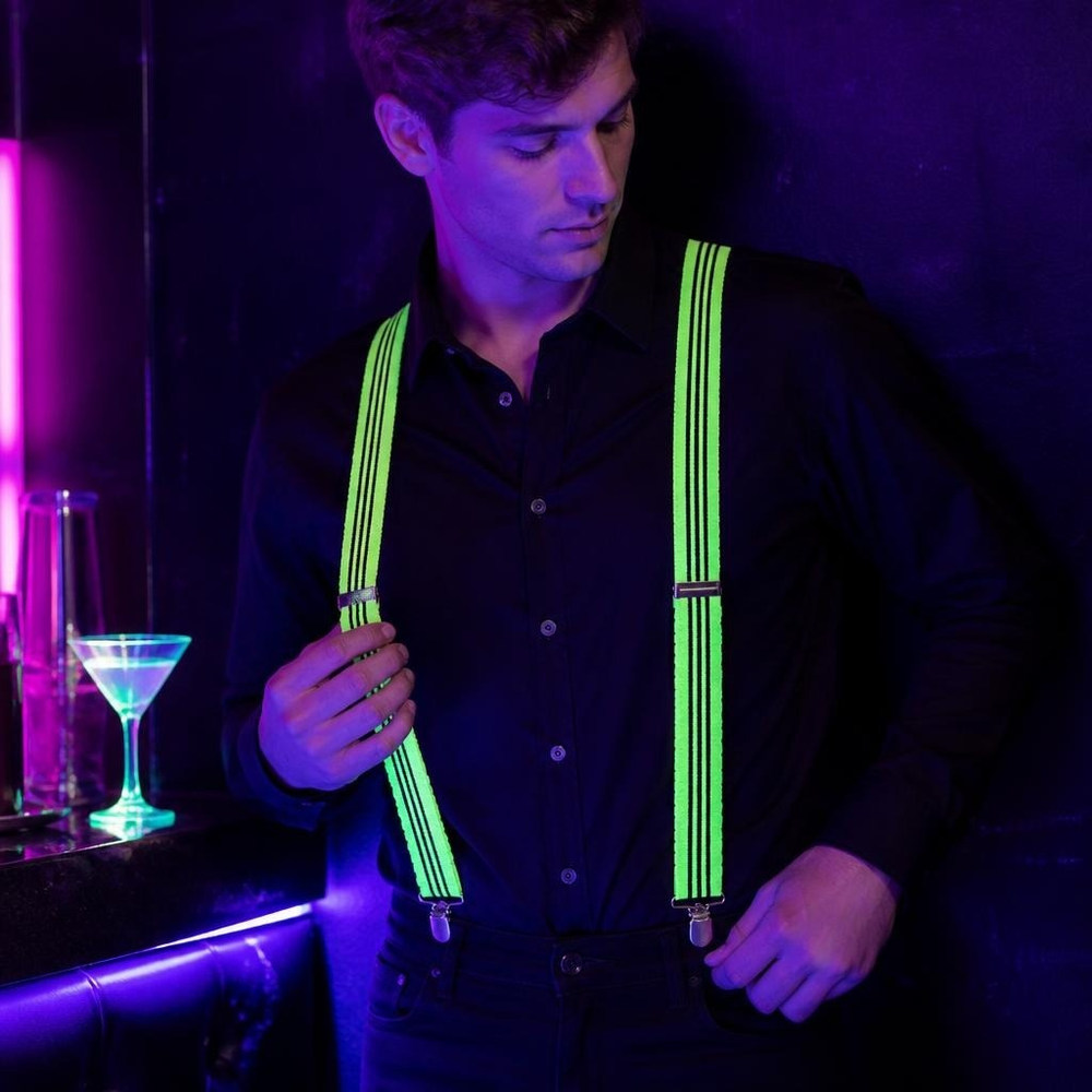 UV Neon Seler Grøn/Sort | UV / Neon Seler - Beklædning - Temashop