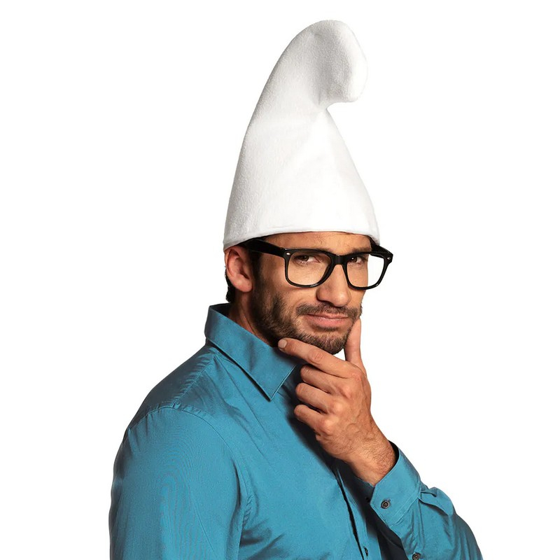 Alfe Hat Hvid | Nisse Hat / Hue / Hjelm - Hovedtilbehør - Temashop