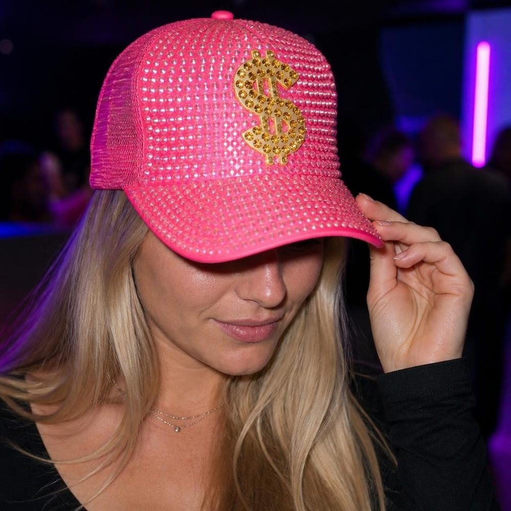 Kasket Dollar Neon Pink | UV / Neon Hat / Hue / Hjelm - Hovedtilbehør - Temashop