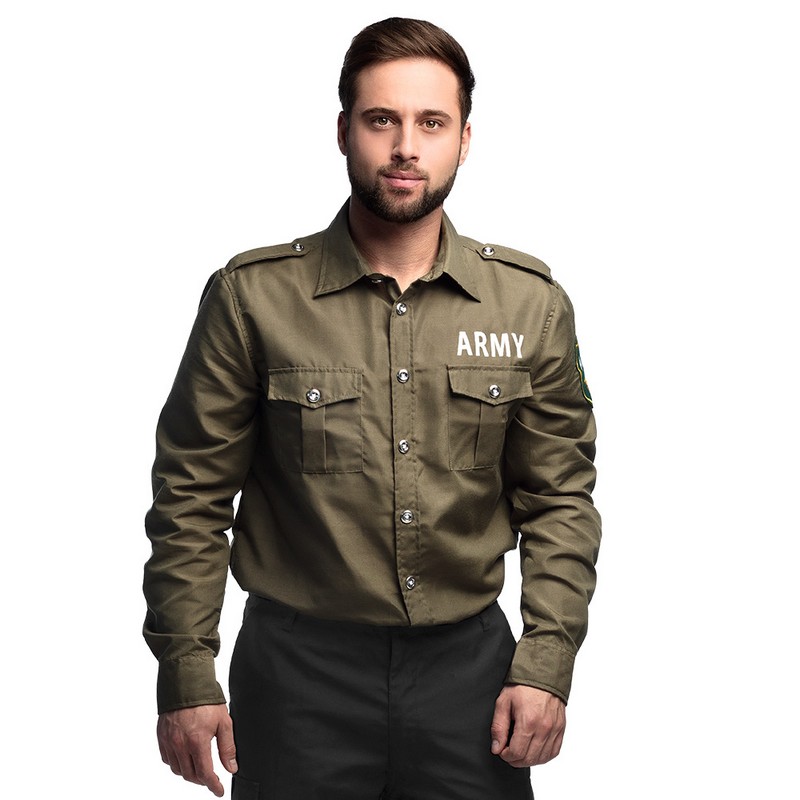 Militær Skjorte | Militær Overdel - Beklædning - Temashop