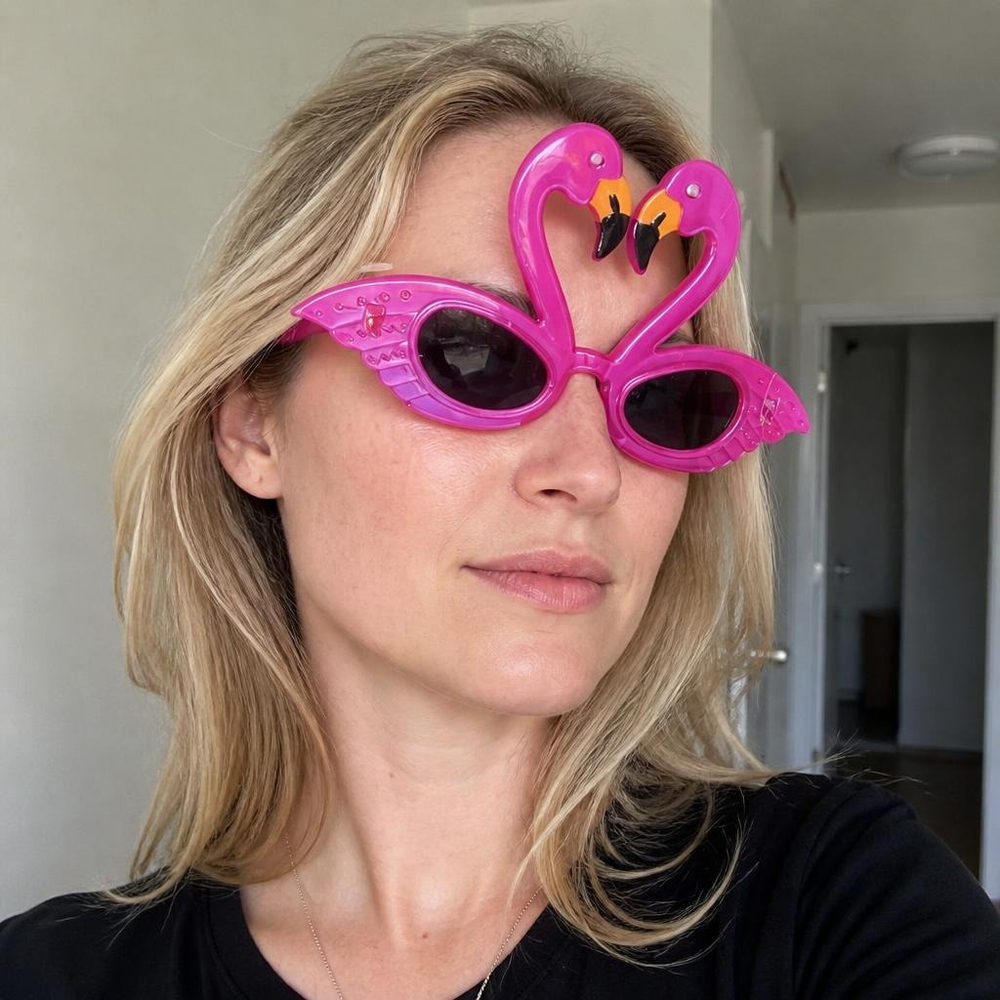 Flamingo Partybriller Pink | Flamingo Briller - Hovedtilbehør - Temashop