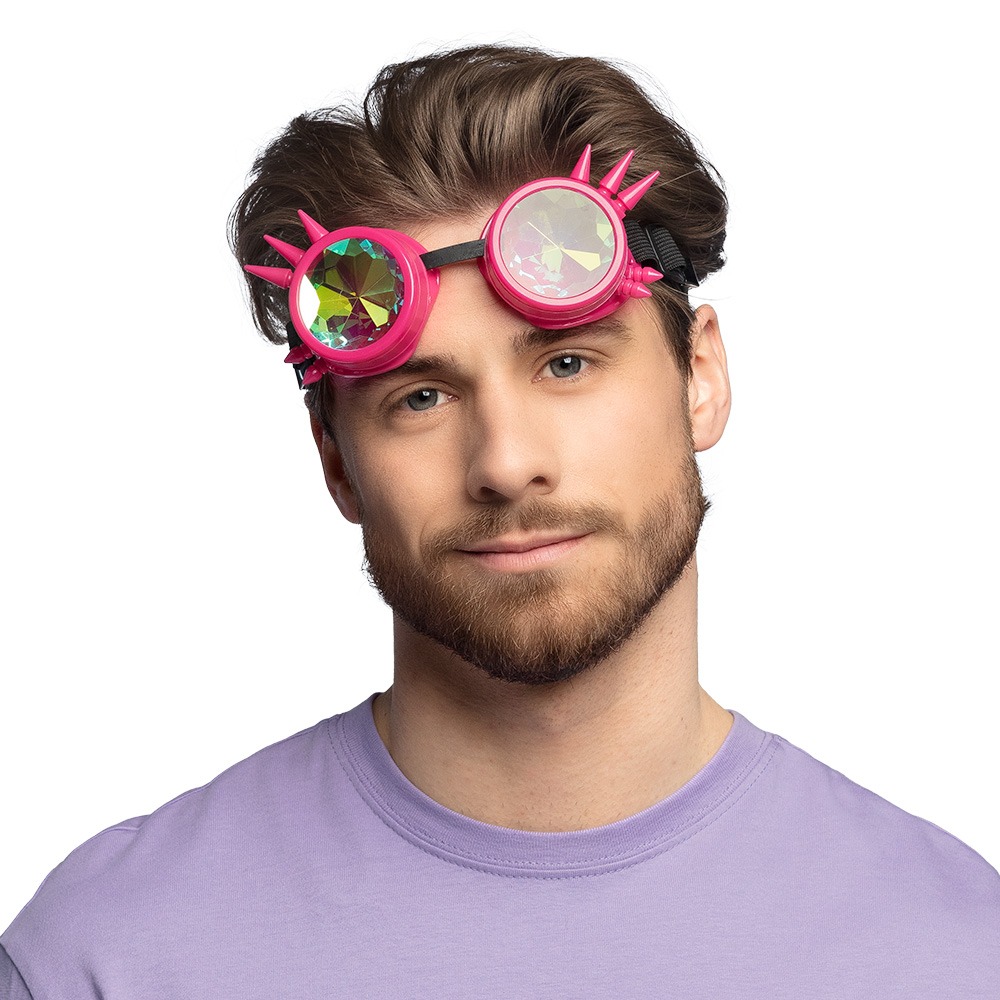 Festival Partybriller Pink | Festival Briller - Hovedtilbehør - Temashop