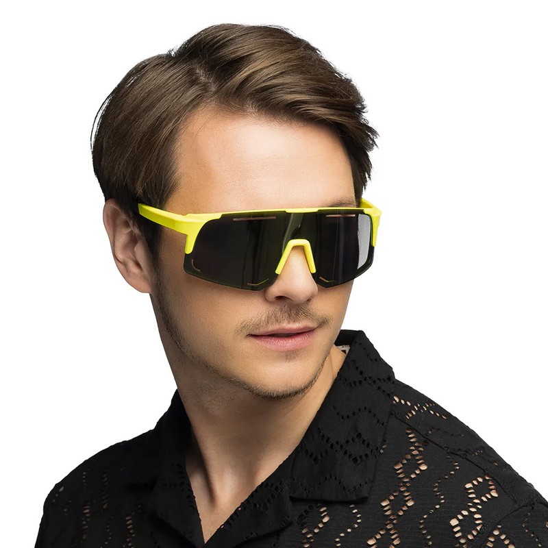 Neon UV Partybriller Neongul | UV / Neon Briller - Hovedtilbehør - Temashop